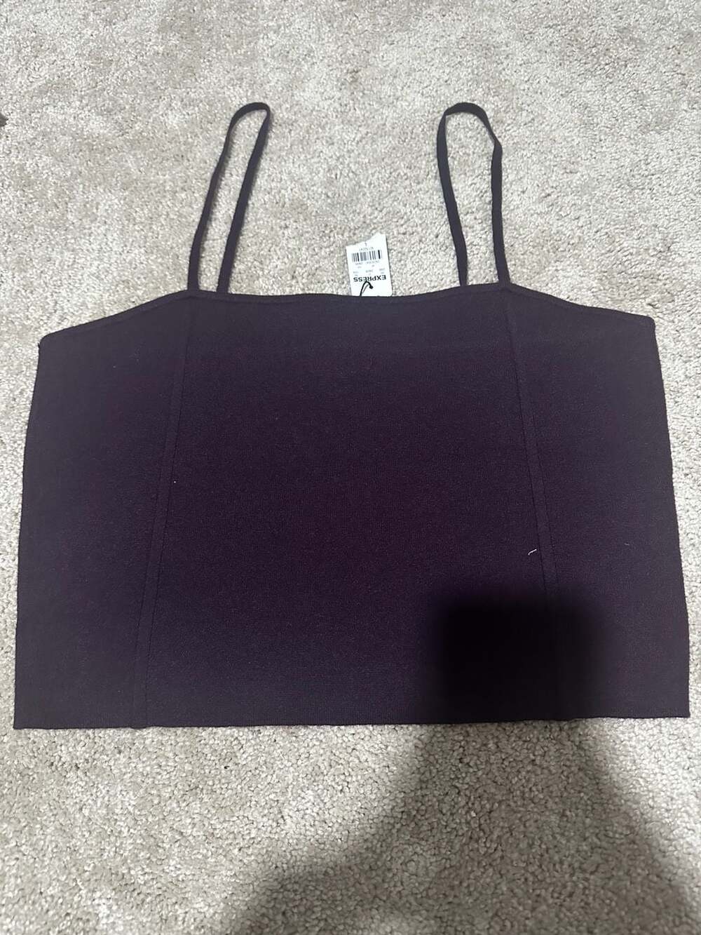 Express Women's Knit Square Neck Tank Top Size Large